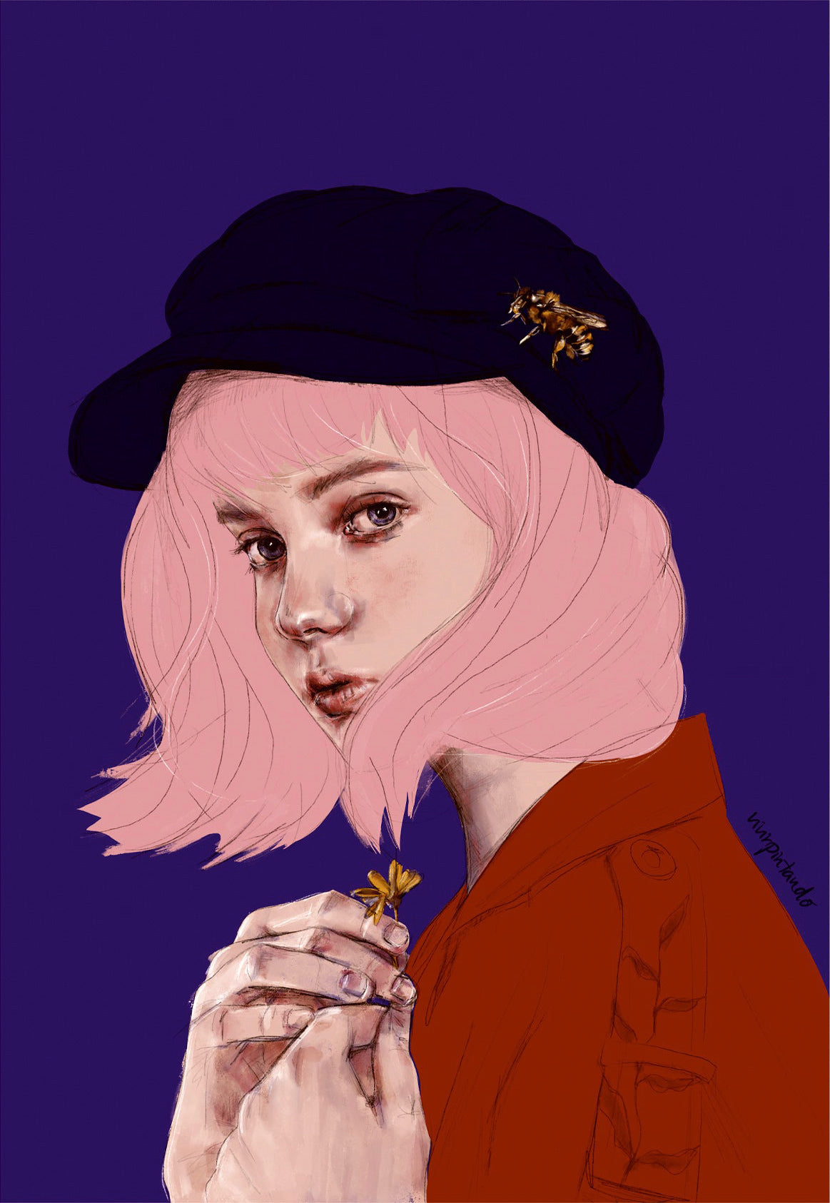 Una abeja